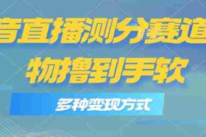 （11380期）抖音直播测分赛道，多种变现方式，轻松日入1000+
